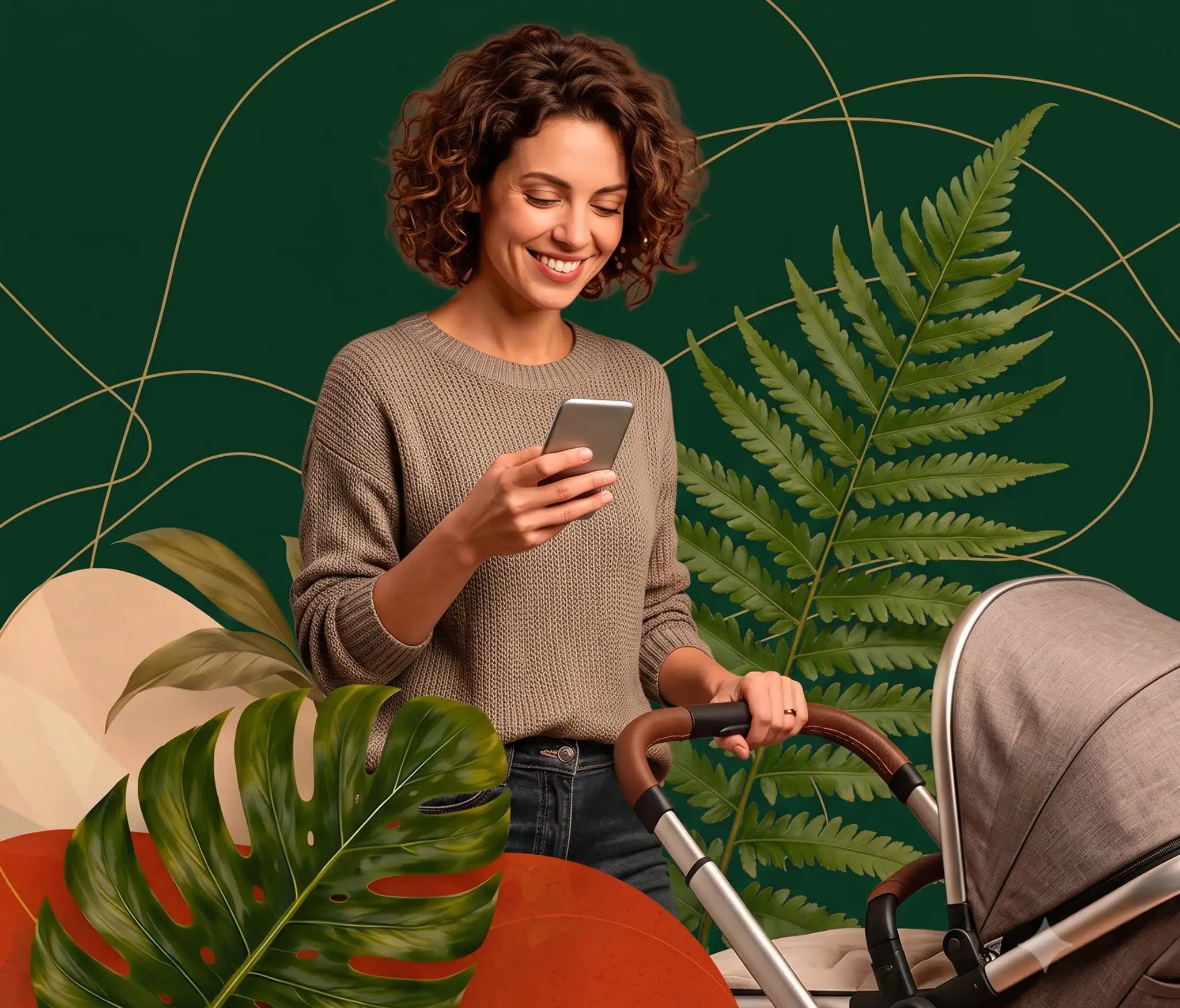 Cliente aproveitando os serviços do Bragança Shopping